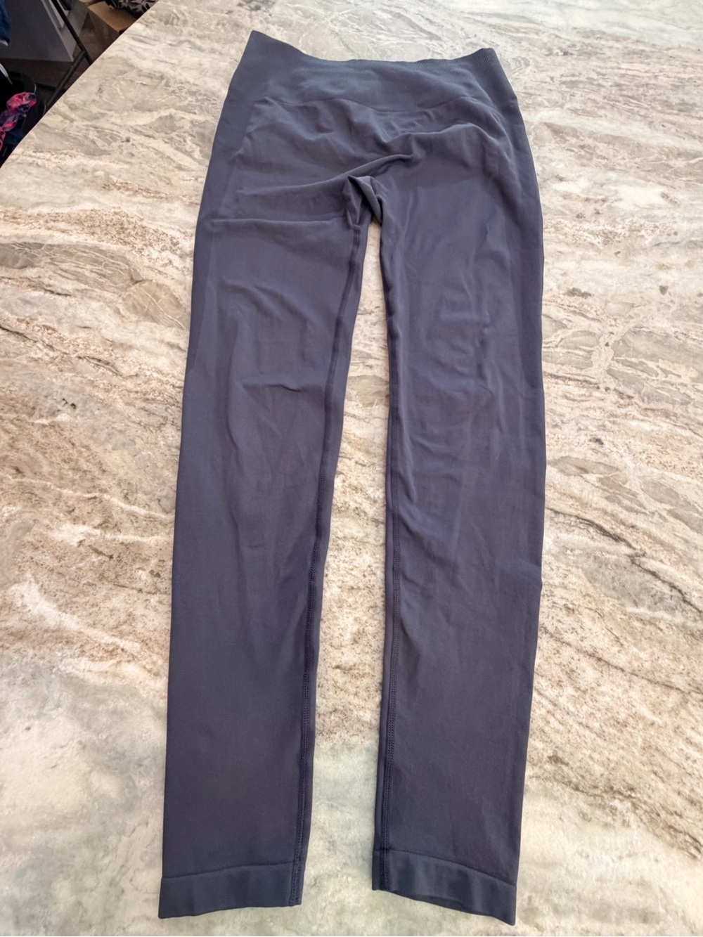 Sunzel Seamless High Waisted Leggings Medium Blue Yoga Gym Athletic Activewear